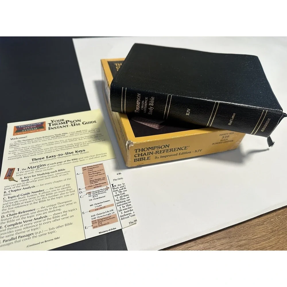 Thompson Chain-Reference 5th & Improved Edition HB/DJ Red Letter Edition Bible